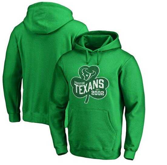 Men's Houston Texans Pro Line by Fanatics Branded St. Patrick's Day Paddy's Pride Pullover Hoodie Kelly Green FengYun,We sell and wholesale Men's Houston Texans Pro Line by Fanatics Branded St. Patrick's Day Paddy's Pride Pullover Hoodie Kelly Green FengYun on line form chian!